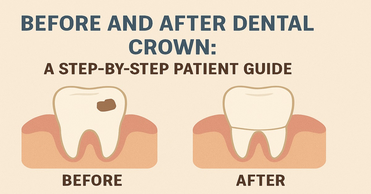 Before and After Dental Crown: A Step-by-Step Patient Guide