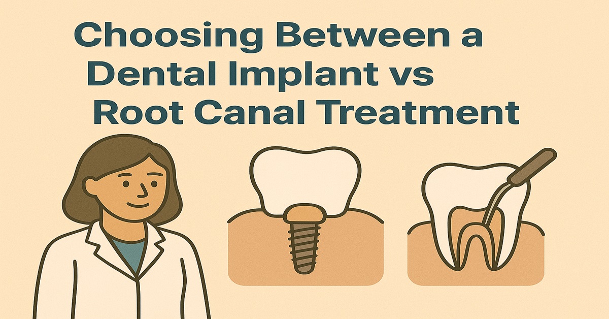Choosing Between a Dental Implant vs Root Canal Treatment