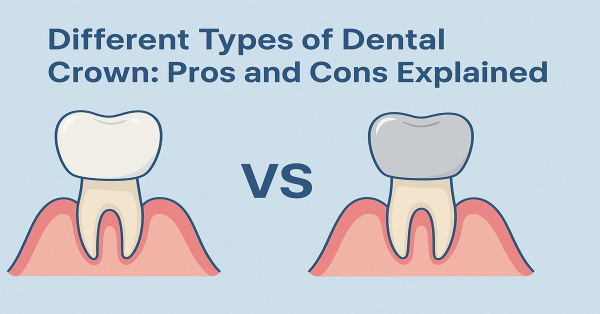 Different Types of Dental Crown: Pros and Cons Explained