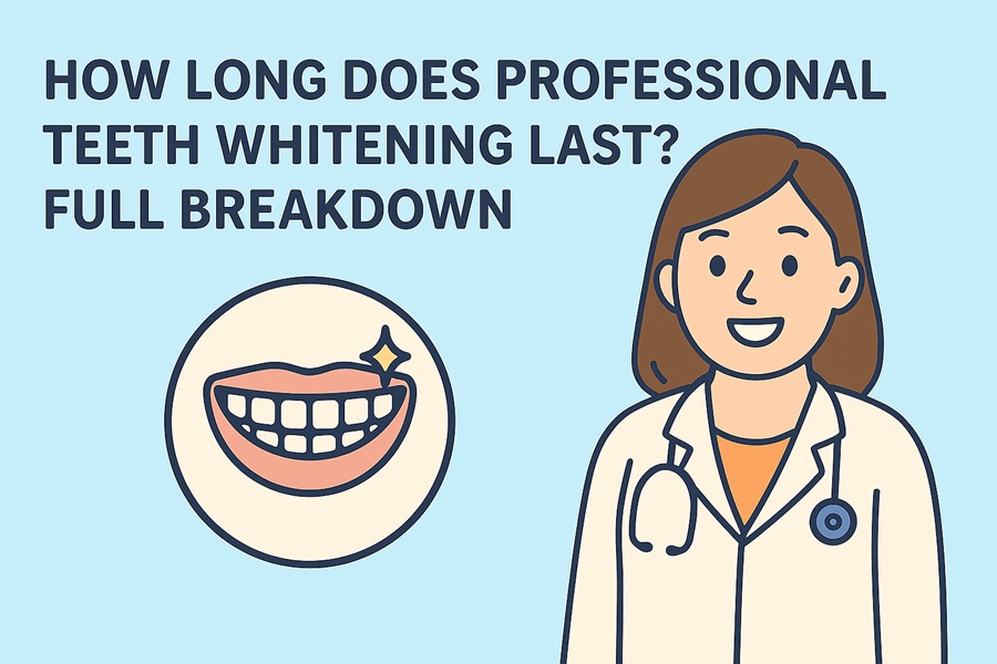 How Long Does Professional Teeth Whitening Last? Full Breakdown