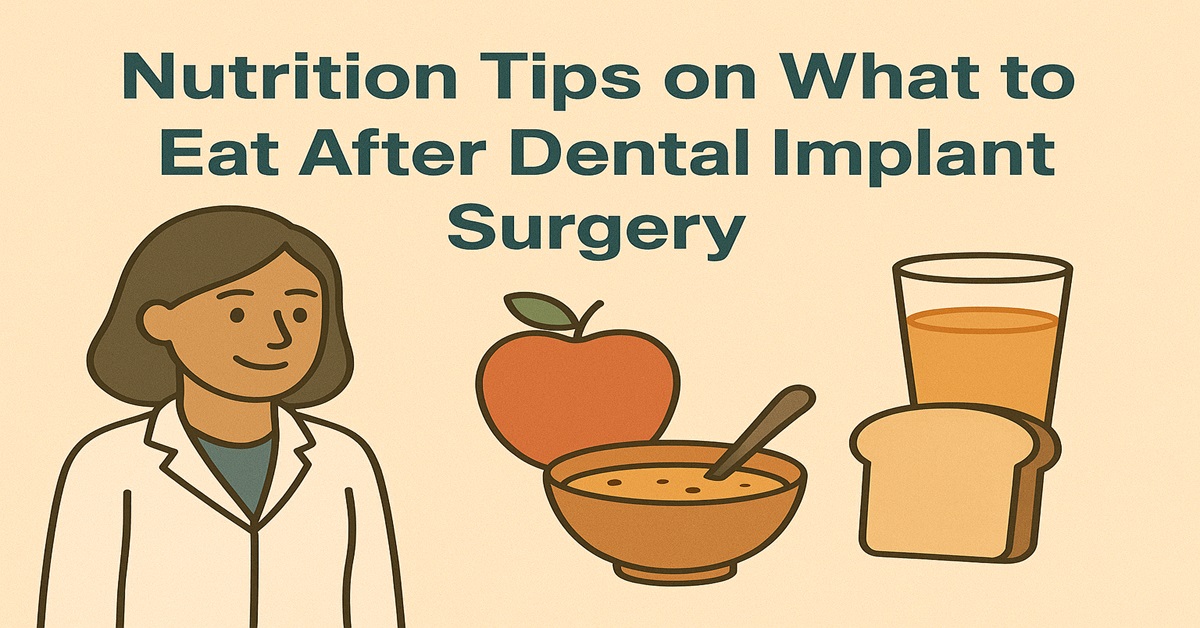 Nutrition Tips on What to Eat After Dental Implant Surgery